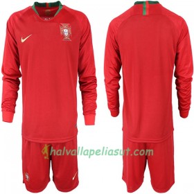 Jalkapallo Pelipaidat Portugali Lasten World Cup 2018 Kotipaita Pitkähihainen